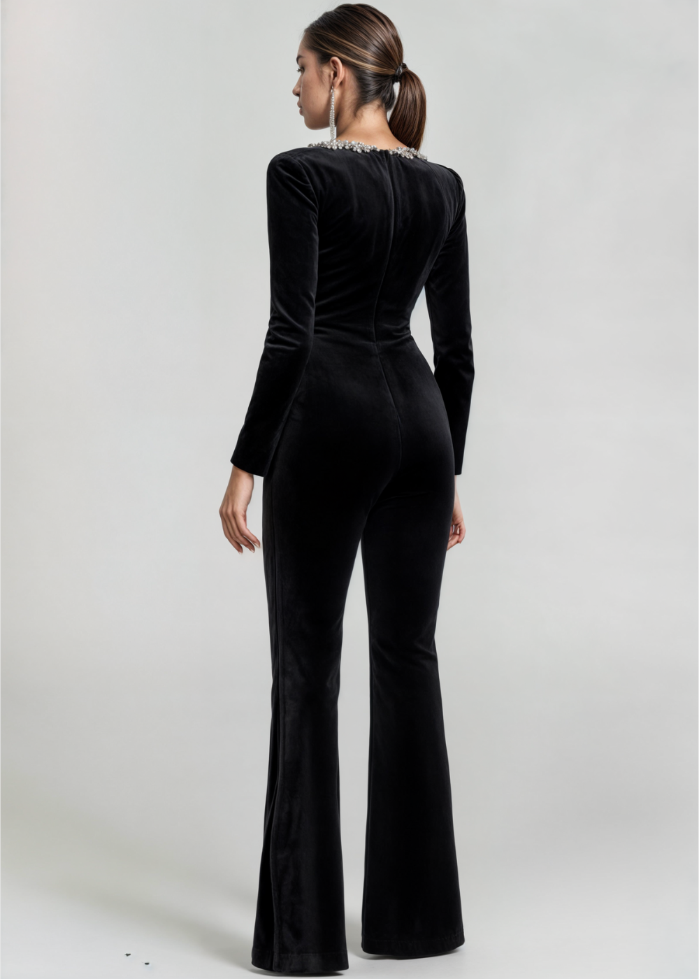 Marie Jumpsuit with Neckline Detail