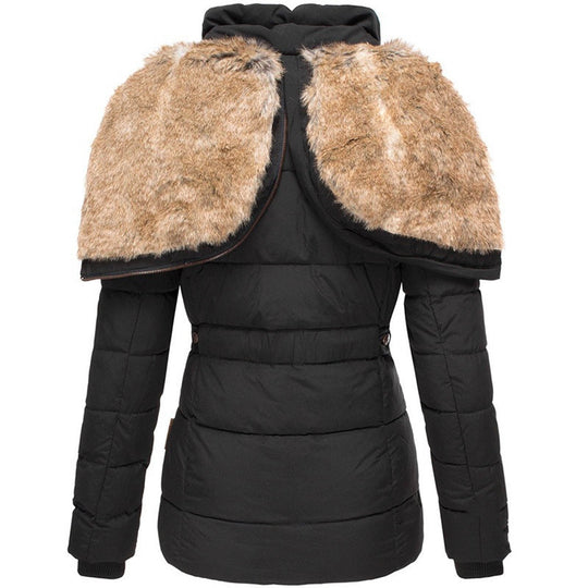 Britt Winter coat with faux fur lining